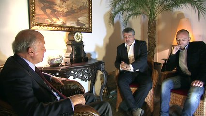 José Rossi aux rencontres du café Napoléon