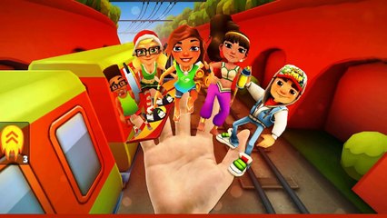 Subway Surfers Cheats Cartoon Finger Family Nursery Rhymes _ Finger Family Rhymes For Children