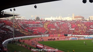 Ambiance et tifo extraordinaires au Maroc