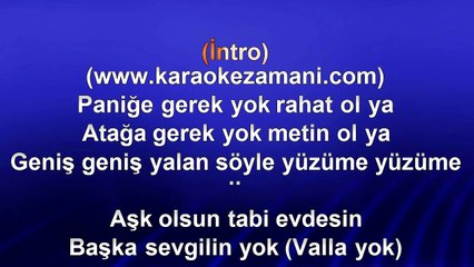 Sıla - Panik Atak - (2012) TÜRKÇE KARAOKE