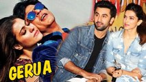 Ranbir-Deepika REACTS To Shahrukh-Kajol's GERUA Song From Dilwale