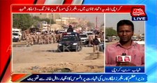 Karachi Baldia Ittihad Town firing on Rangers Van, 3 Rangers personal dead, 1 injured
