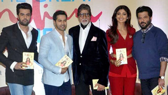 Hot Shilpa Shetty On A Diet Spree ! Amitabh Bachchan, Anil Kapoor, Varun Dhawan Launch Shilpa's Book
