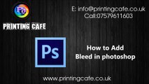 Printing Cafe - How to add bleed in indesign & Make your artwork Print Ready