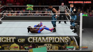 WWE Night of Champions 2015 The New Day vs The Dudley Boyz Full Match