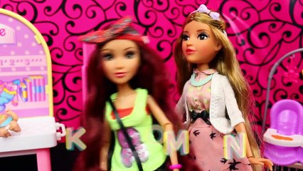 Baby Babysits Twins! Project MC2 Dolls + Disney Frozen Hans Funny Bath Doll Parody by Disn