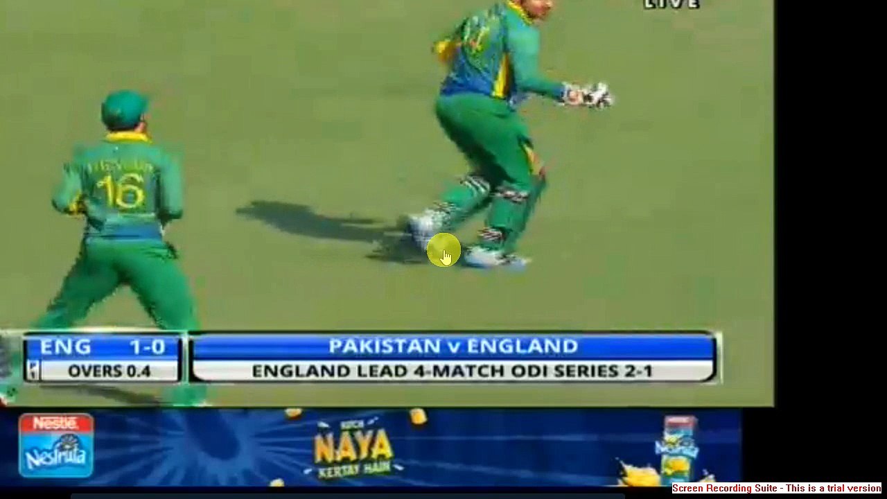 first over irfan 4th odi