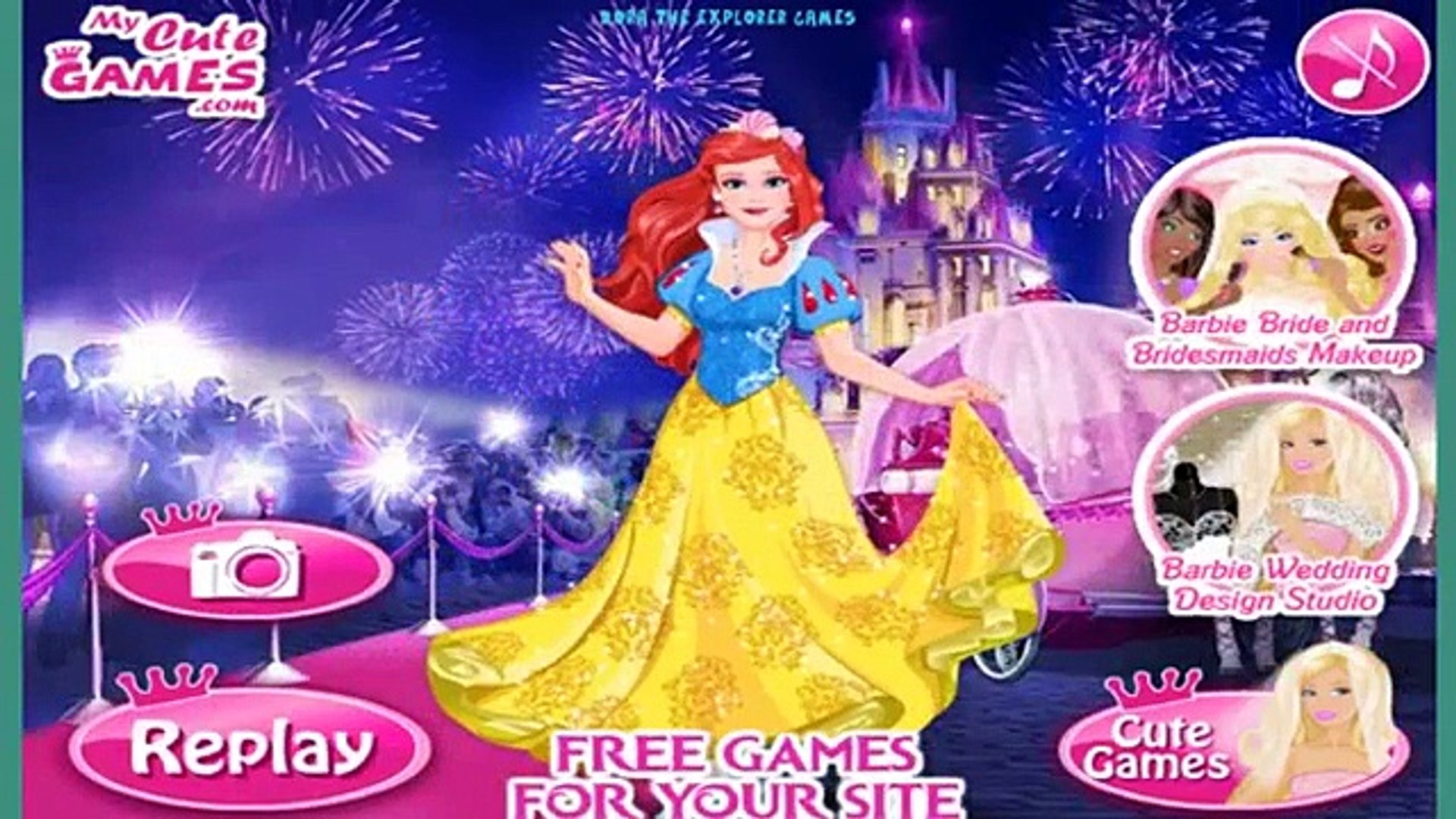 barbie and disney princess games