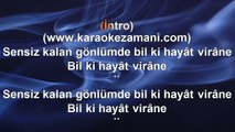 Sinan Özen - Sensiz Kalan Gönlümde - TSM - (2014) TÜRKÇE KARAOKE