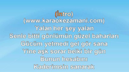 Soner Arıca - Razıydım - 2013 TÜRKÇE KARAOKE