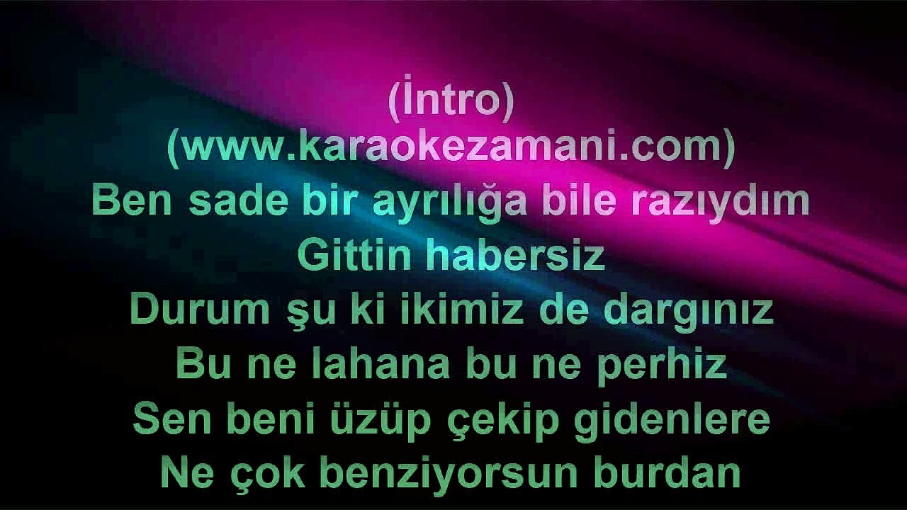 Soner Sarıkabadayı - Muhatap - Remix - (2012) TÜRKÇE KARAOKE