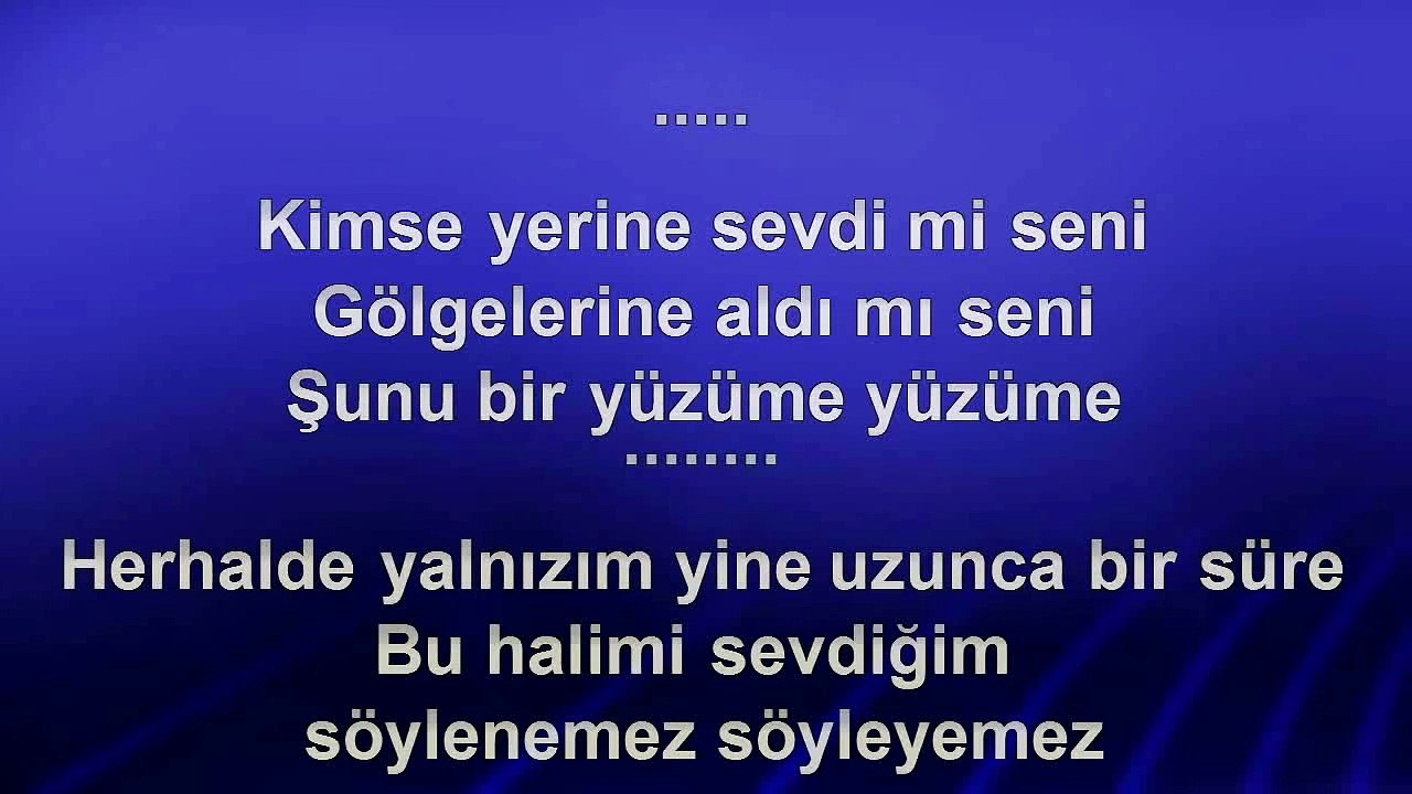 Soner Sarıkabadayı - Unuttun Mu Beni - (Eyüp Gündüz Remix) - 2015 TÜRKÇE KARAOKE