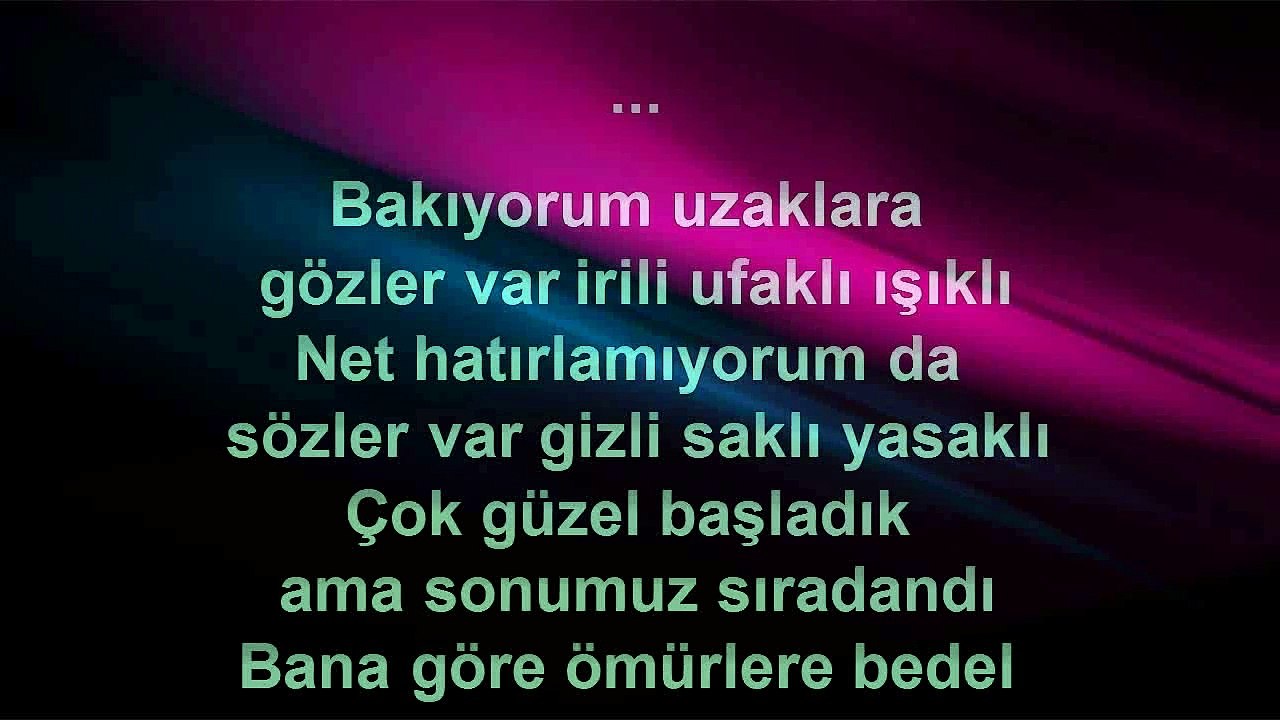 Soner Sarıkabadayı - Yara Bandı - (Akustik) - (2014) TÜRKÇE KARAOKE