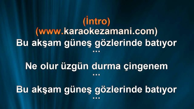 Suat Sancar - Çingenem - 2011 TÜRKÇE KARAOKE
