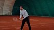 Coupe Davis 2015 - Michaël Llodra en train de coacher la paire Goffin/Bemelmans