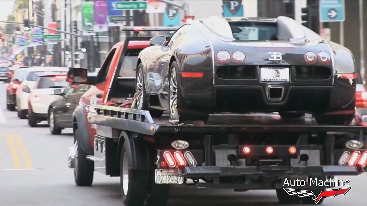 NINE Bugatti Veyrons in Beverly Hills!! Pur Blanc Super Sport, Vitesse, Grand Sport!