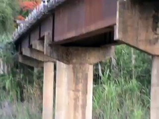 Conheça a Ponte que foi Queimada pelos Indios na década de 70 -Imagens inéditas