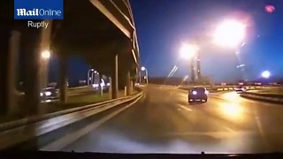 Meteor Blazes Across The Russian Night Sky At High