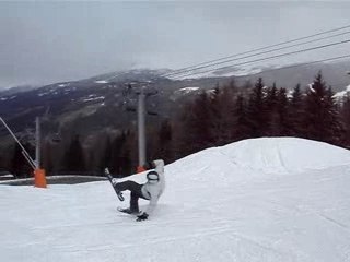 chute au ski de bibiz