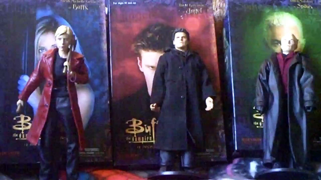 Sideshow Buffy, Angel & Spike [Figurine Review French]