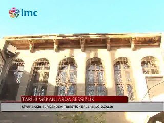 Diyarbakır Suriçi'ndeki tarihi mekanlara ilgi azaldı