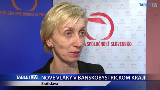 NOVÉ VLAKY V BANSKOBYSTRICKOM KRAJI