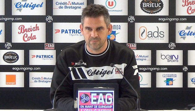 Jocelyn Gourvennec avant Guingamp-Toulouse