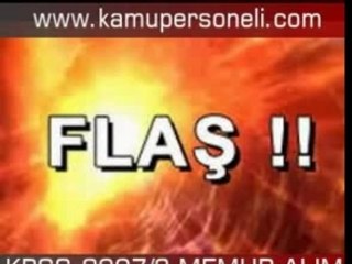 KPSS 2007/3 Memur alimi kamupersoneli