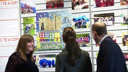 Duke and Duchess of Cambridge visit youth centre