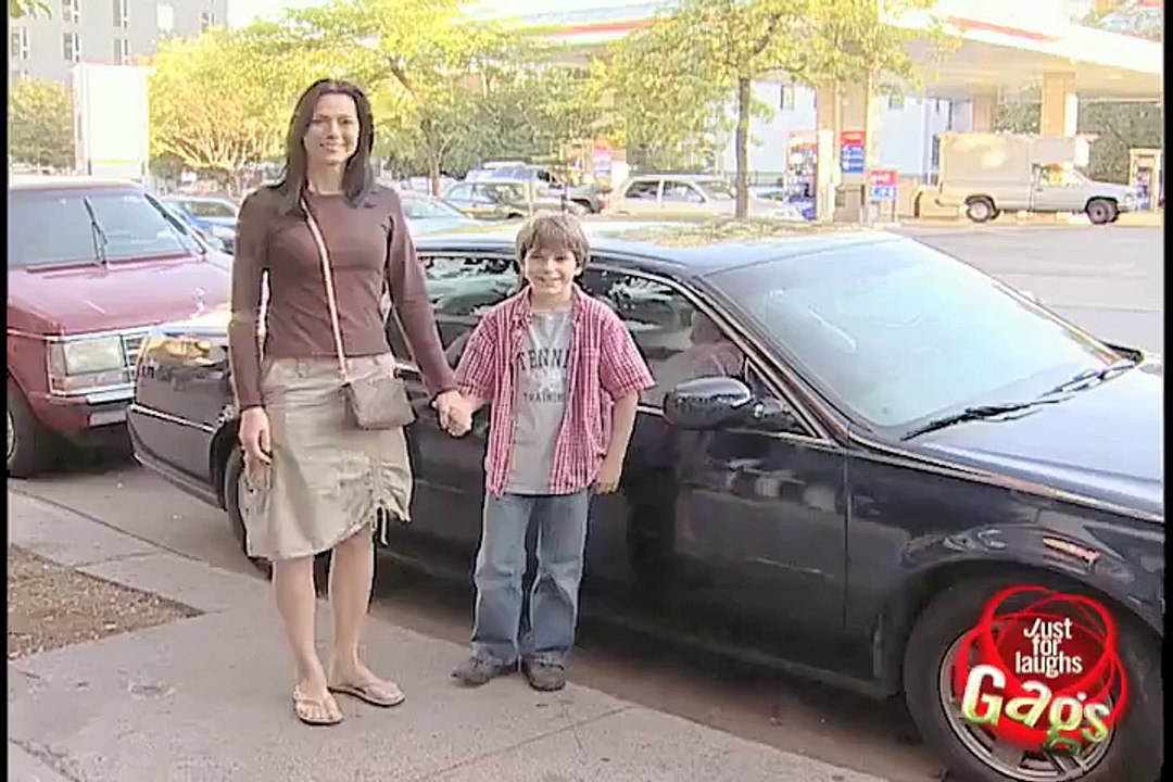 Brat Kid Rips Out Car Mirror