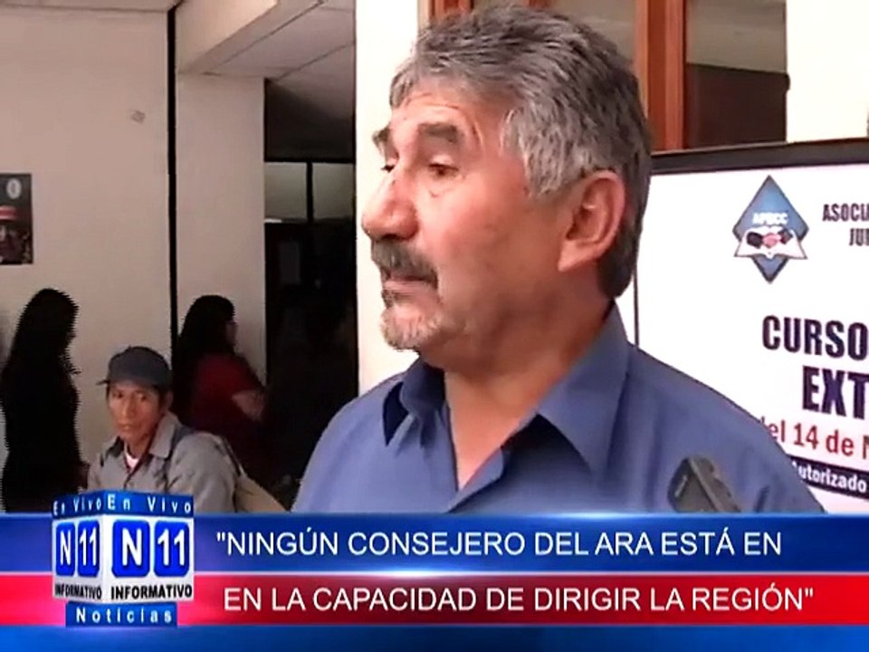 N11 CARLOS HERENCIA MANIFESTO NINGUN CONSEJERO DEL ARA ESTA EN LA CAPACIDAD DE DIRIGIR LA REGION