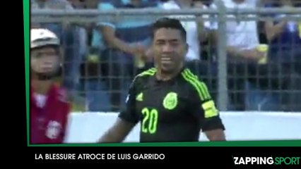 La blessure atroce de Luis Garrido, joueur du Honduras
