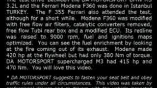 BMW M3 Turbo VS Ferrari Modena