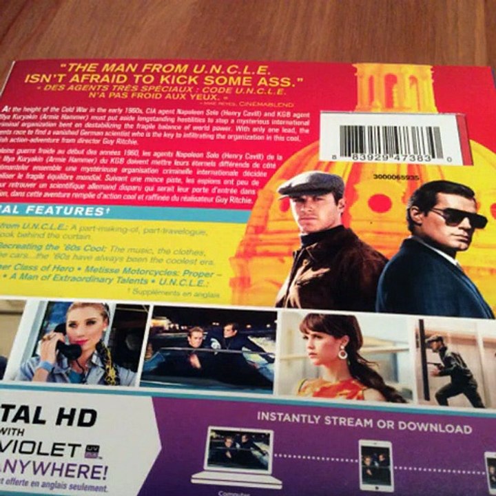 Critique Blu-ray The Man from U.N.C.L.E.