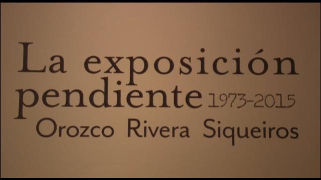 La muestra Orozco Rivera Siqueiros vuelve a Chile 42 años después