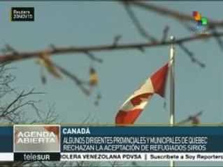 Quebec: autoridades se niegan a recibir a refugiados sirios