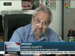 Uruguay: organizaciones sociales exigen el retiro de tropas de Haití