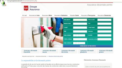 Assurance décennale peintre