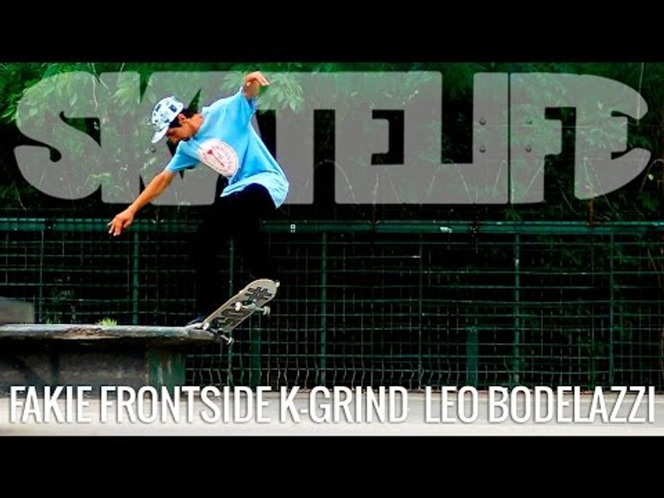 Fakie Frontside K-Grind | Tutorial #SKATELIFE | Leo Bodelazzi