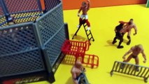 WWE Cage Match Raw HeavyWeight Championship _ WWF Wresting Cartoons For Children