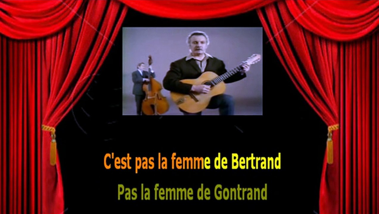 Karaoké Georges Brassens - La femme d'Hector