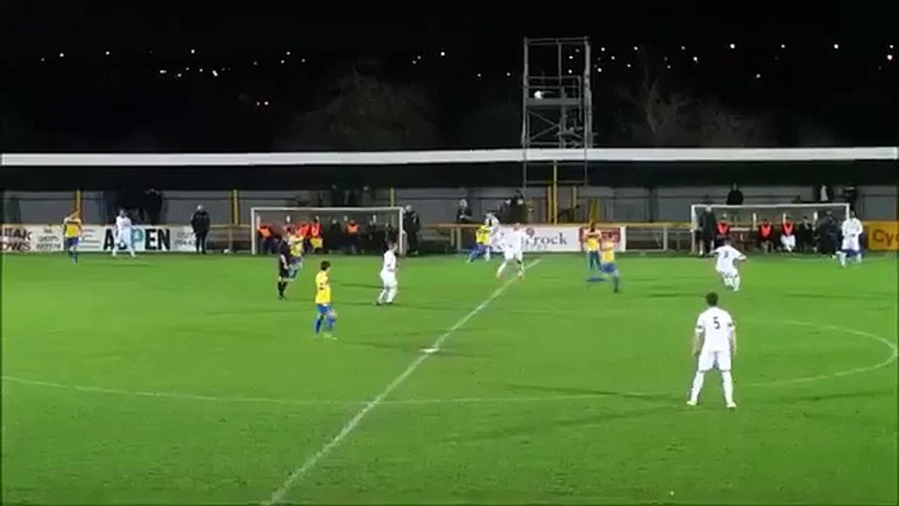 Thurrock’s Kamarl Duncan scored one of the craziest wind-assisted own goals ever v Romford