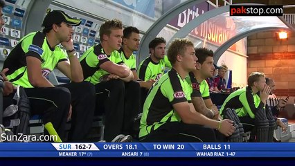 Wahab Riaz Double -Wicket Over vs Surrey Lions (2010)