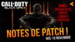 Notes de Patch BO3 - Mise à jour 19 novembre 2015 (PS4, Xbox One, PC) Black Ops 3 | FPS Belgium
