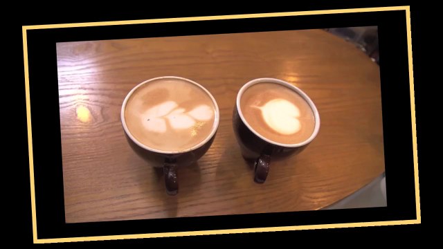Latte Art Coffee At Gloria Jeans Coffees | Cooking Asia