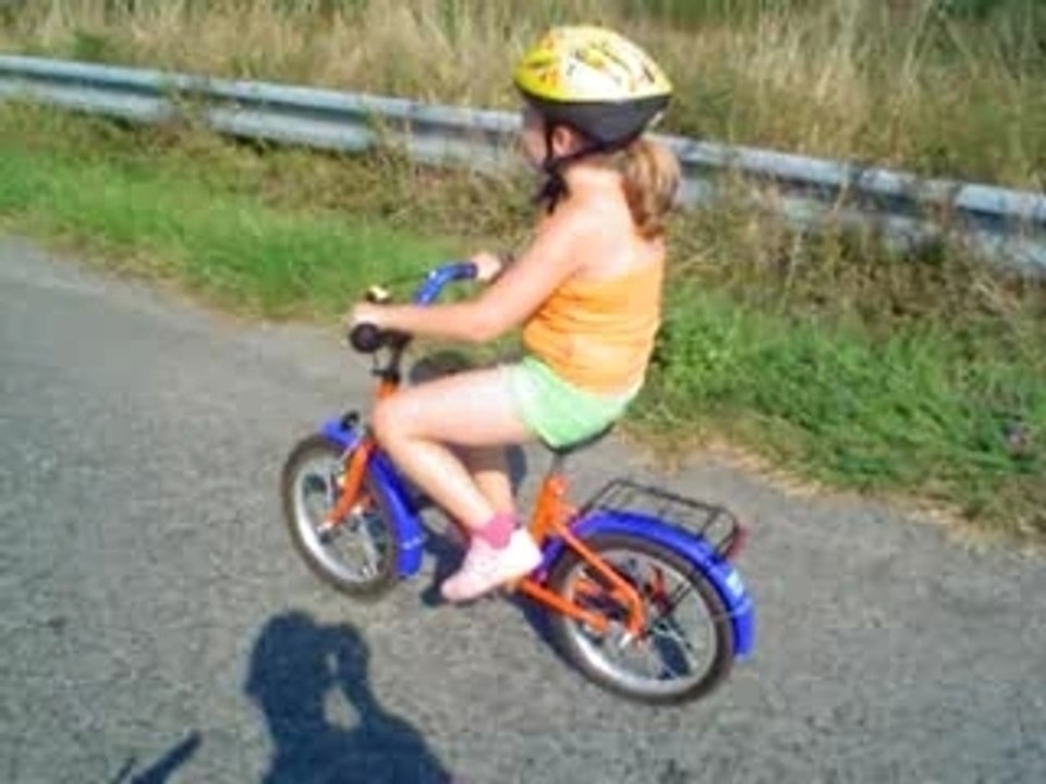 Laeti en vélo