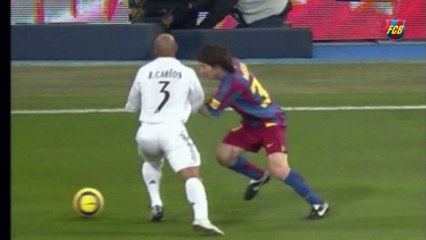 10 years of Messi's debut in El Clásico