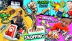 TOY HUNTING! Amiibo Bowling Challenge, Growing a Groot & Killing Zombies (FGTEEV Shopping