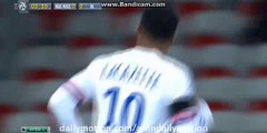 Claudio Beauvue Fantastic Shot Chance to Score - Nice vs Lyon - Ligue 1 - 20.11.2015