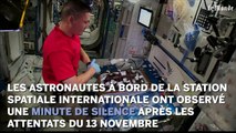 Attentats : la minute de silence de la Station spatiale internationale